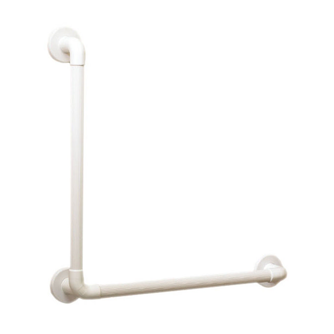 AKW 1400 Series 90° White Plastic Grab Rail Large Image