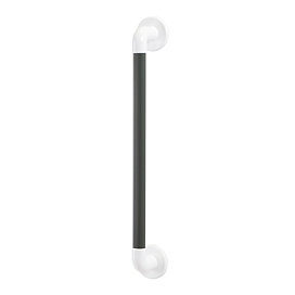AKW 1400 Series Mid-Grey Straight Plastic Grab Rail Large Image