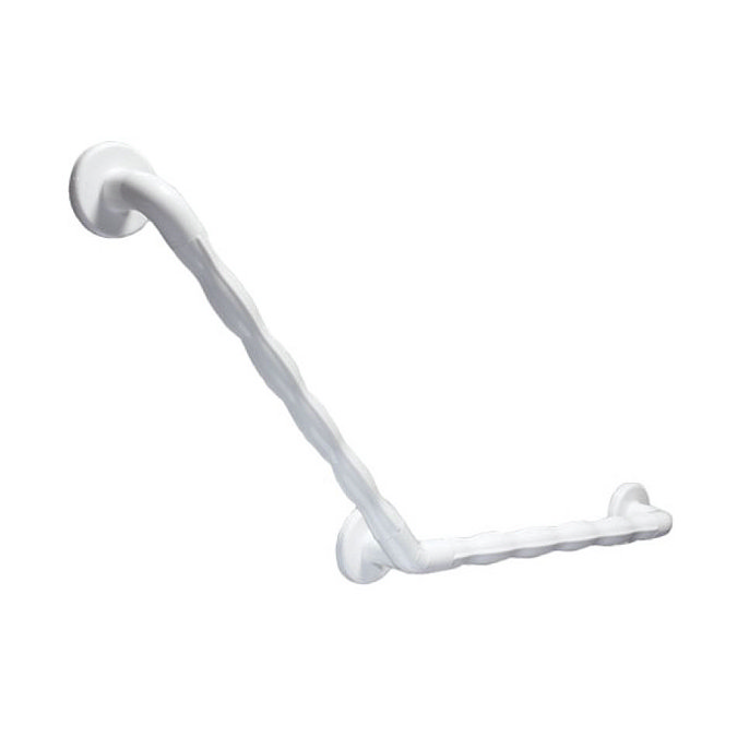 AKW 1600 Series White 135° Natural Grip Plastic Grab Rail Large Image