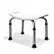 AKW Freestanding Shower Stool Large Image