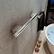 AKW Onyx 300mm Chrome Straight Grab Rail Profile Large Image