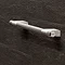 AKW Onyx 300mm White and Chrome Straight Grab Rail Profile Large Image