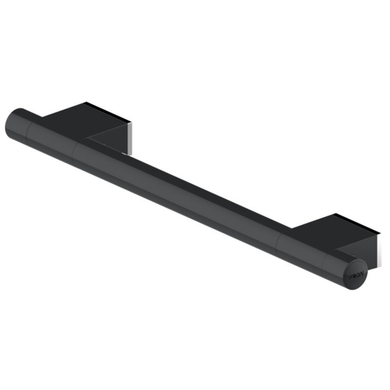 AKW Onyx 600mm Black Straight Grab Rail