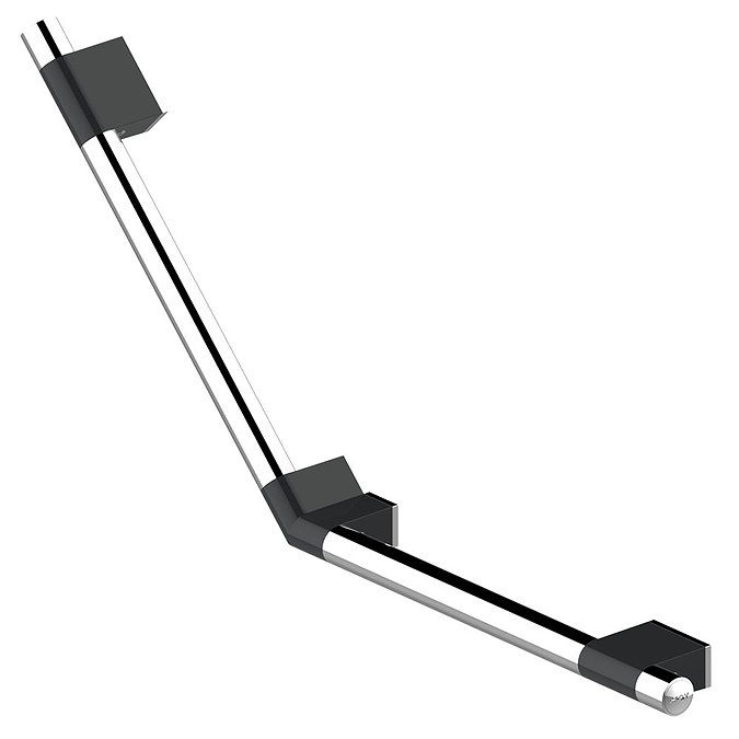 AKW Onyx Duo Black 135° Grab Rail Large Image