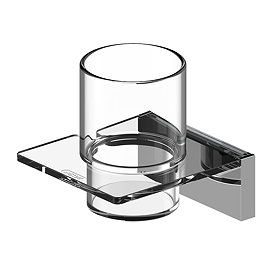 AKW Onyx Tumbler & Holder Chrome Large Image
