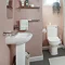 AKW Onyx White Towel Rail Profile Large Image