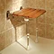 AKW Wooden Slatted Fold-Up Seat with Support Legs Profile Large Image
