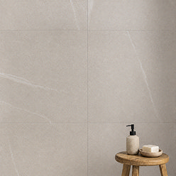 Alana Beige Stone Effect Wall and Floor Tiles - 600 x 600mm