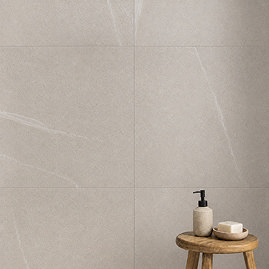 Alana Beige Stone Effect Wall and Floor Tiles - 600 x 600mm
