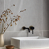 Alana Light Grey Stone Effect Wall and Floor Tiles - 600 x 600mm