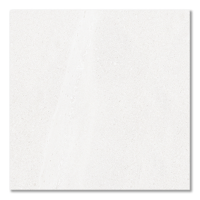 Alana White Stone Effect Wall and Floor Tiles - 600 x 600mm