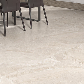 Alaric Beige Stone Effect Floor Tiles - 600 x 600mm