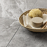 Alaric Dark Grey Stone Effect Floor Tiles - 600 x 600mm