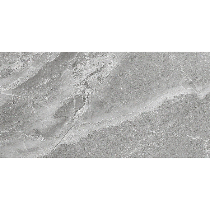 Alaric Dark Grey Stone Effect Wall & Floor Tiles - 300 x 600mm