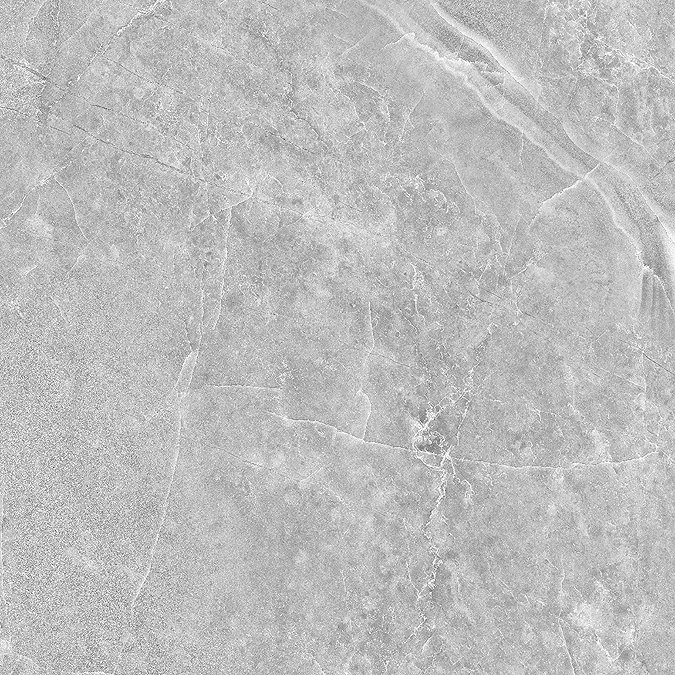 Alaric Light Grey Stone Effect Wall & Floor Tiles - 600 x 600mm