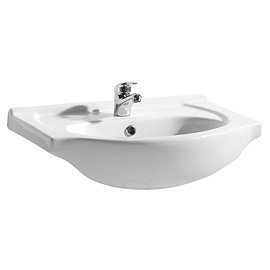 Alaska 650mm Semi Recessed Basin Large Image