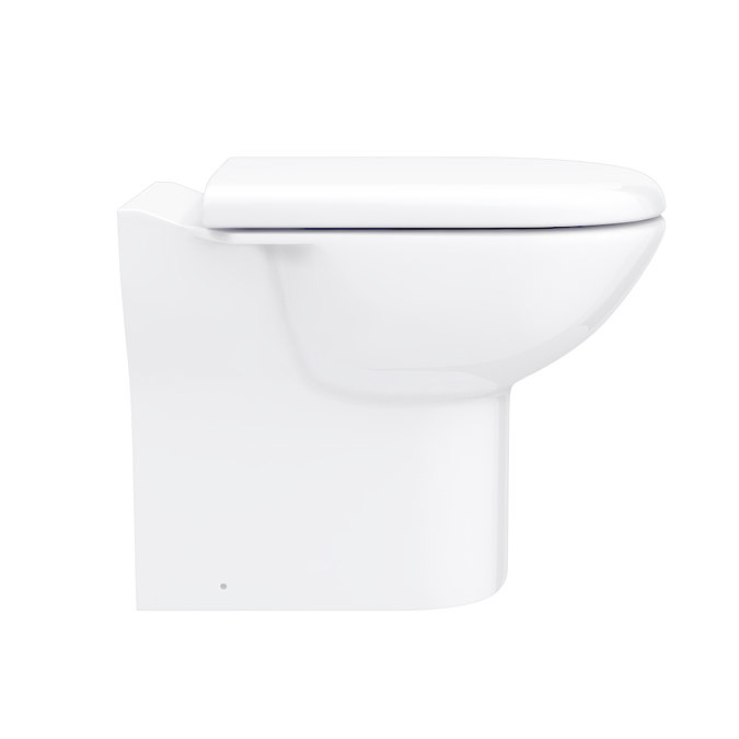 Alaska Back to Wall Toilet Pan + Soft Close Seat  In Bathroom Large Image