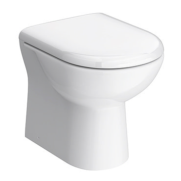 Alaska Back to Wall Toilet Pan inc Soft Close Seat Profile Large Image