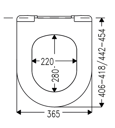 Alaska Back to Wall Toilet Pan with Slim Seat