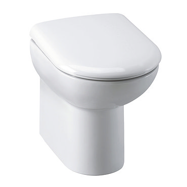 Alaska Comfort Height Back to Wall Toilet Pan + Soft Close Seat  Profile Large Image