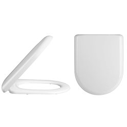 Alaska Luxury D-Shaped Soft Close Top-Fixing Toilet Seat Large Image