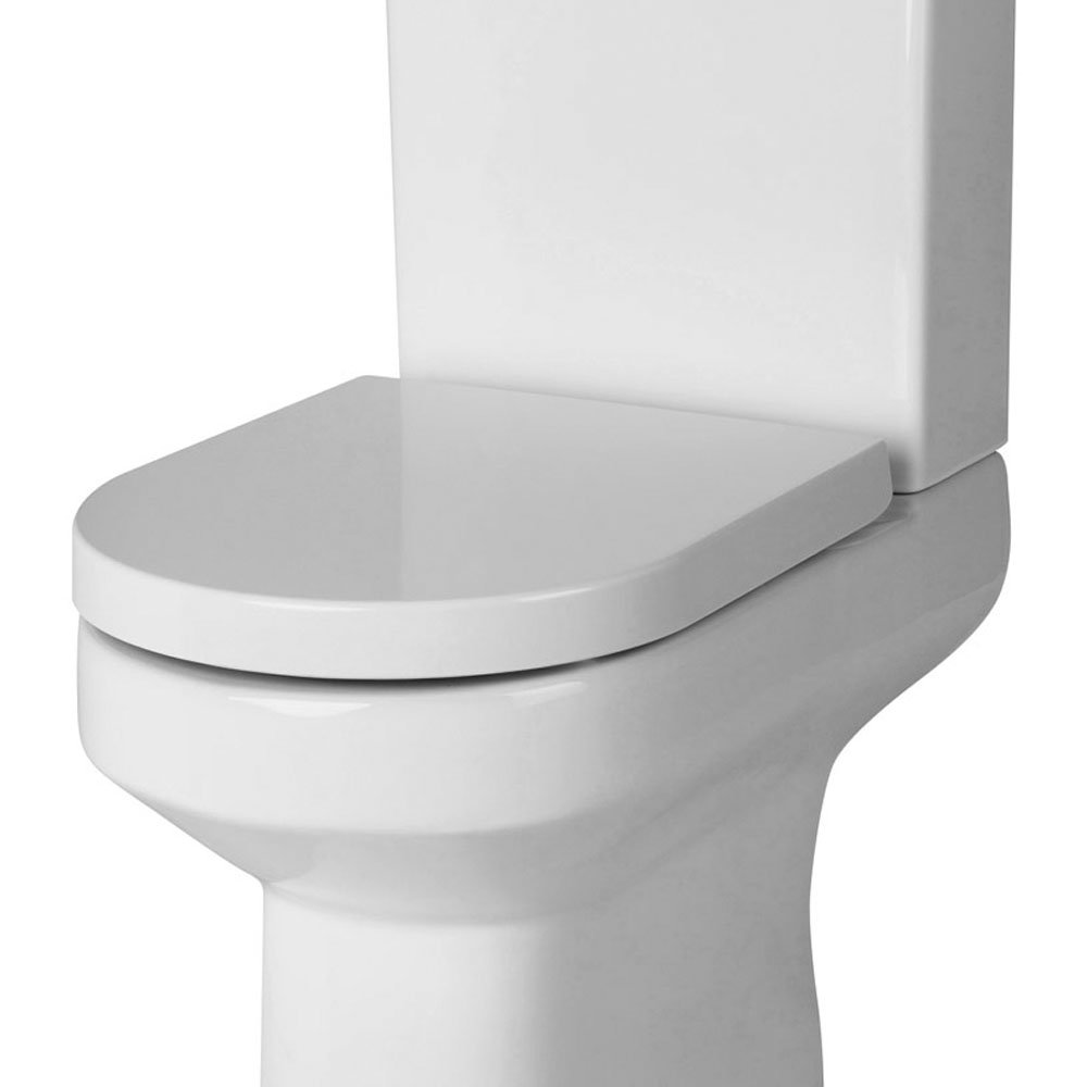 D shaped toilet clearance seat