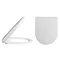 Alaska Luxury D Shaped Toilet Seat Square Edge - AL07 Large Image