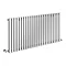 Alaska Modern 600 x 1200 Horizontal Chrome Square Radiator 24 Tubes Large Image