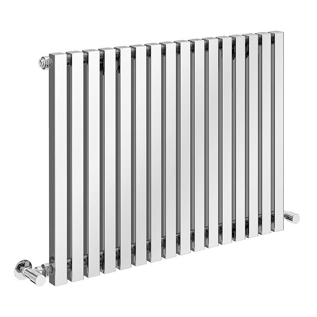 Alaska Modern 600 x 800 Horizontal Chrome Square Radiator 16 Tubes ...