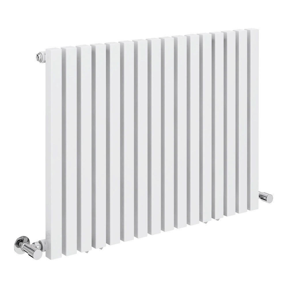 Alaska Modern 600 x 800 Horizontal White Square Radiator 16 Tubes ...