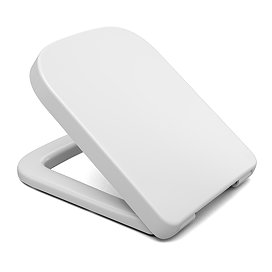 Alaska Narrow Square Soft Close Toilet Seat Large Image
