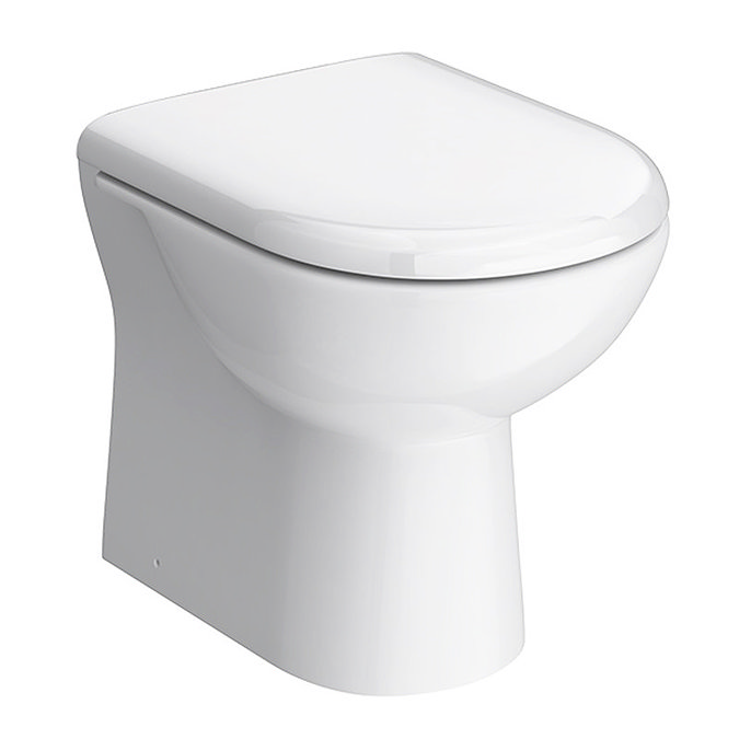 Alaska Rimless Back to Wall Toilet Pan + Soft Close Seat