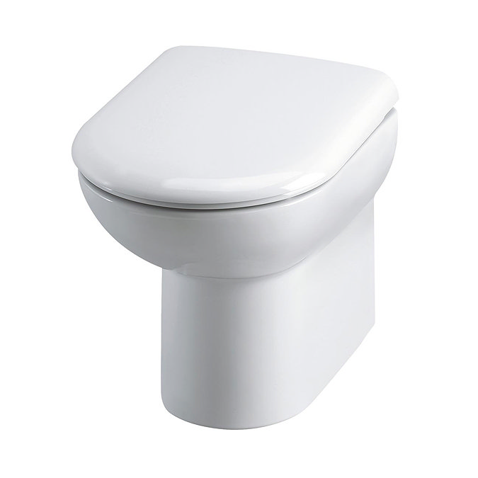 Alaska Rimless Back to Wall Toilet Pan + Soft Close Seat