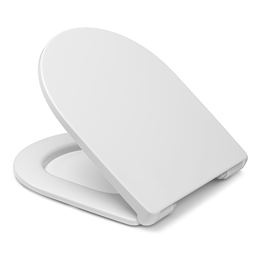 Alaska Slim D-Shaped Soft Close Toilet Seat