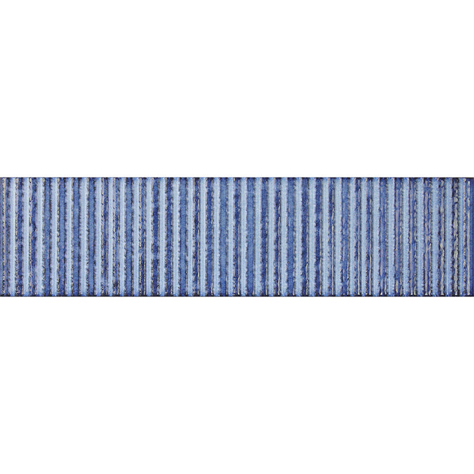 Alassio Dark Blue Blue Gloss Wall Tiles - 75 x 300mm  Standard Large Image