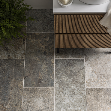 Alban Mix Stone Effect Wall and Floor Tiles - 300 x 600mm