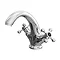 Albert Mono Basin Mixer Tap with Black Indices Large Image