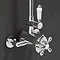 Albert Traditional Exposed Thermostatic Shower Valve - Chrome  Profile Large Image