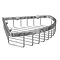 Alberta Corner Wire Soap Basket - Chrome Large Image