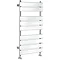 Ultra Alberta Designer Radiator - Chrome - HL349 Large Image