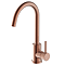 Alberta Brushed Copper Single Lever Kitchen Mixer Tap 