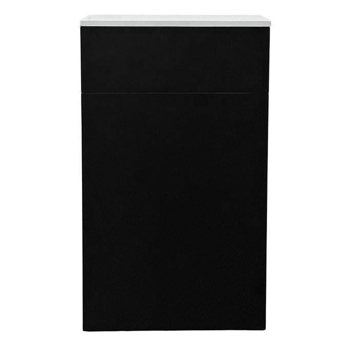 Alchemy WC Unit Only - Matt Black with White Granite Lid