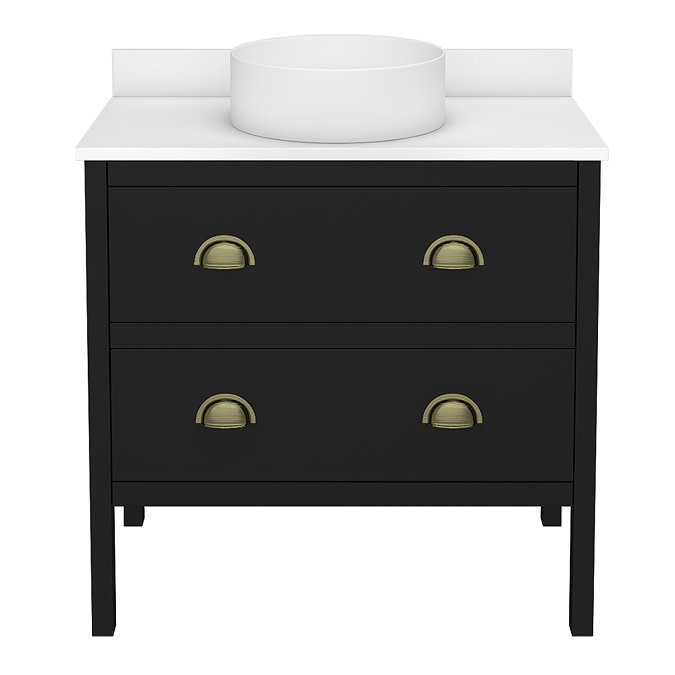 black vanity