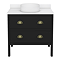 black vanity