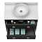 Alchemy 810mm Matt Black Vanity Unit with White Granite Worktop, Antique Brass Handles & Round Countertop Basin