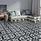Alderford Blue Victorian Patterned Floor Tiles - 450 x 450mm