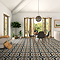 Alderford Brown Victorian Patterned Floor Tiles - 450 x 450mm