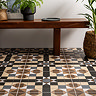 Alderford Brown Victorian Patterned Floor Tiles - 450 x 450mm