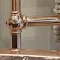 Alford Traditional 1000 x 1150mm Steel Towel Rail - Copper  Profile Large Image