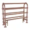 Alford Traditional Copper 935 x 1125mm Freestanding Steel Towel Rail Large Image